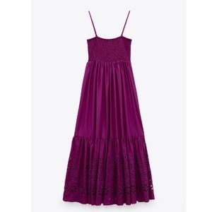 Openwork Embroidered Dress Size XS NWT